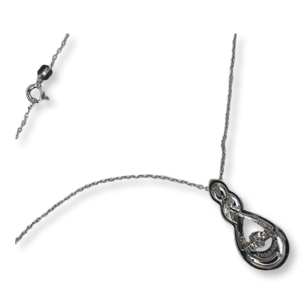 Sterling Silver 925 Diamond Pendant with Chain Necklace O.C. Tanner Jewelry Co. - Picture 7 of 7